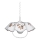 Prezent 74197 B02 - Pull-down chandelier LYRA 1xE27/60W/230V